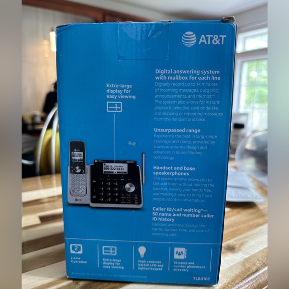 AT&T 2-line answering system - Picture 3 of 4